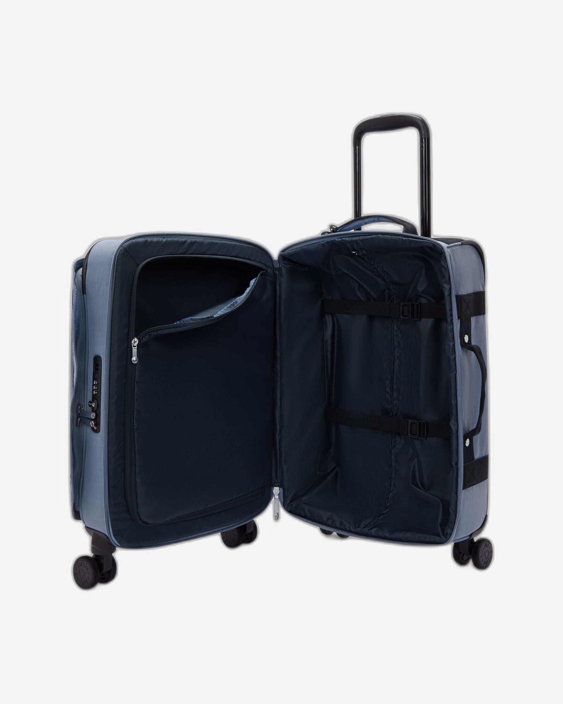 حقيبة سفر Kipling Spontaneous S Blue Lover صغيرة الحجم بعجلات I5508-56V