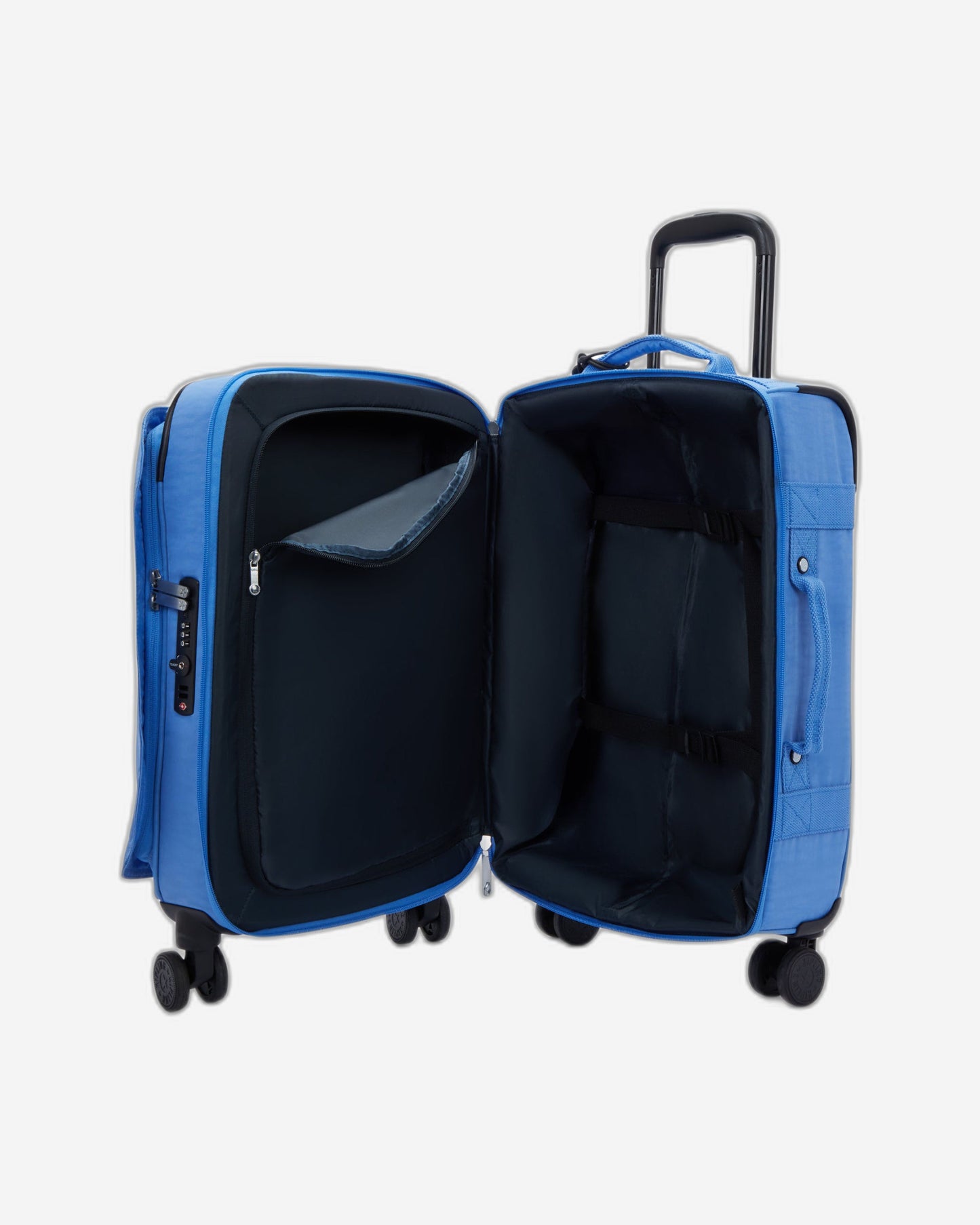 حقيبة سفر Kipling Spontaneous S صغيرة بعجلات بلون أزرق كوكتيل I5508-87S