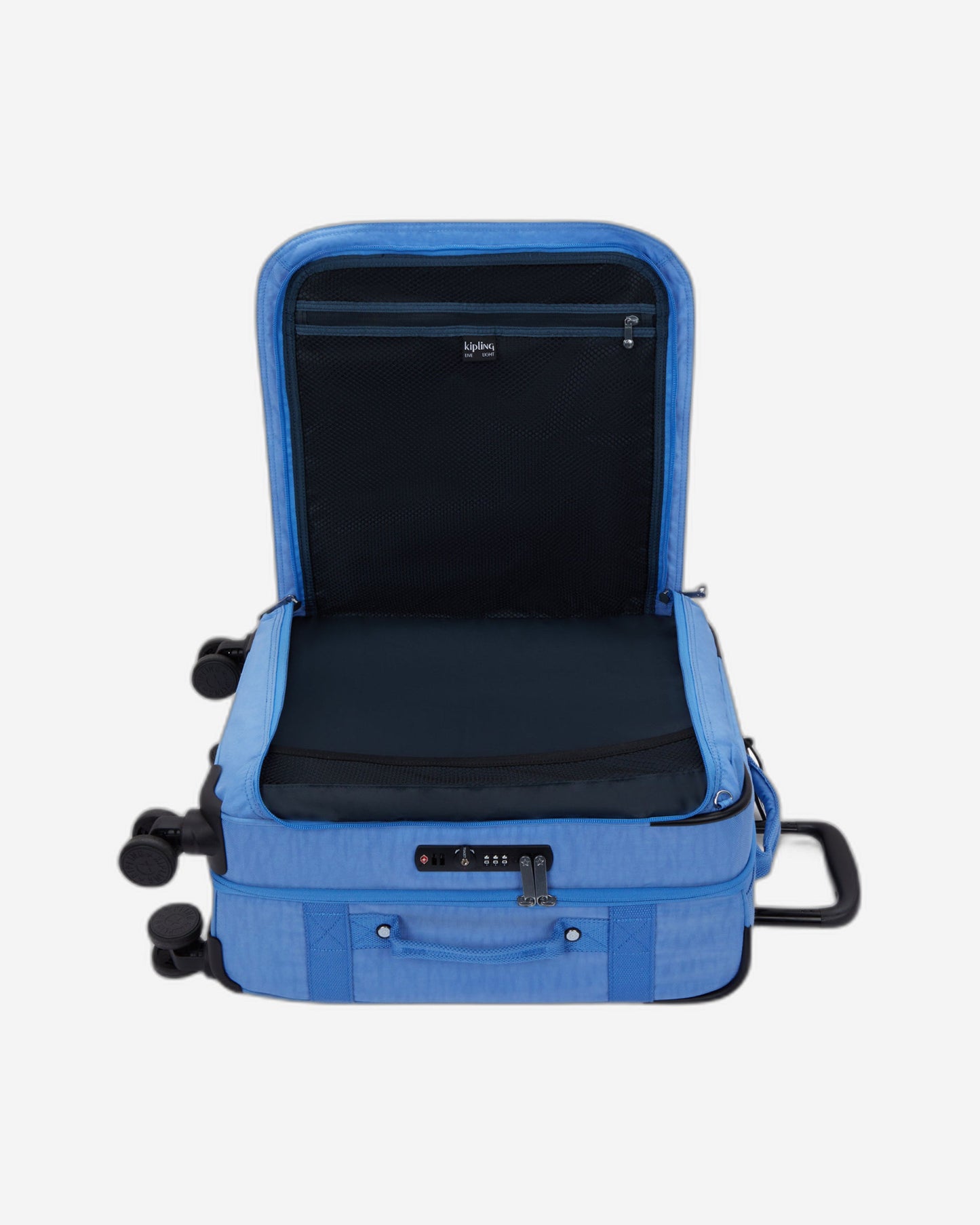 حقيبة سفر Kipling Spontaneous S صغيرة بعجلات بلون أزرق كوكتيل I5508-87S