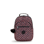 Kipling Seoul S Dancing Bouquet Small Backpack with Laptop Protection I5611-46X