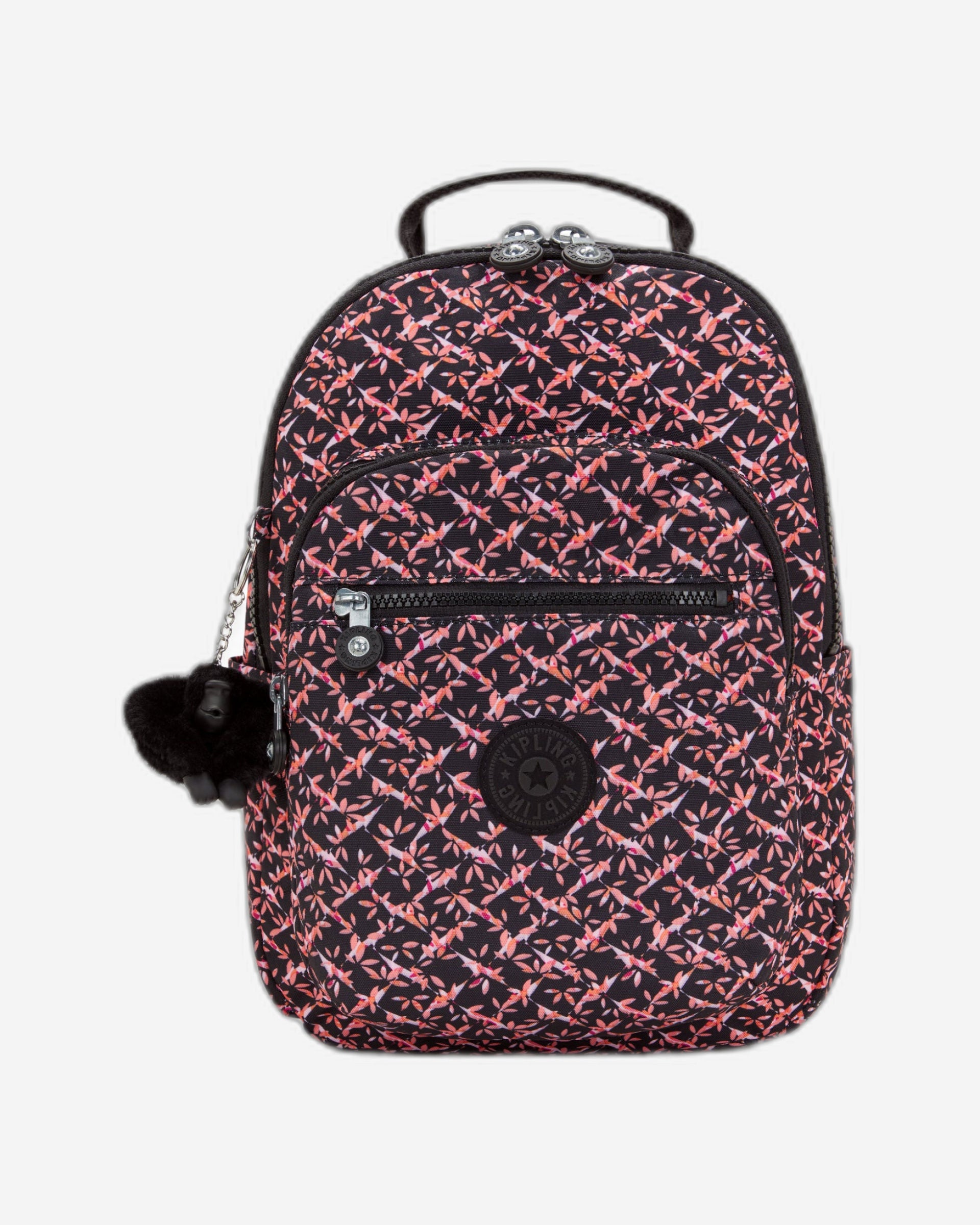 Kipling Seoul S Dancing Bouquet Small Backpack with Laptop Protection I5611-46X