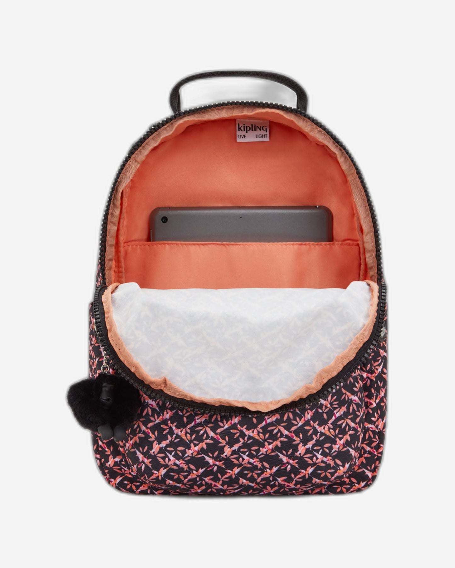 حقيبة ظهر Kipling Seoul S Dancing Bouquet صغيرة مع حماية للكمبيوتر المحمول I5611-46X