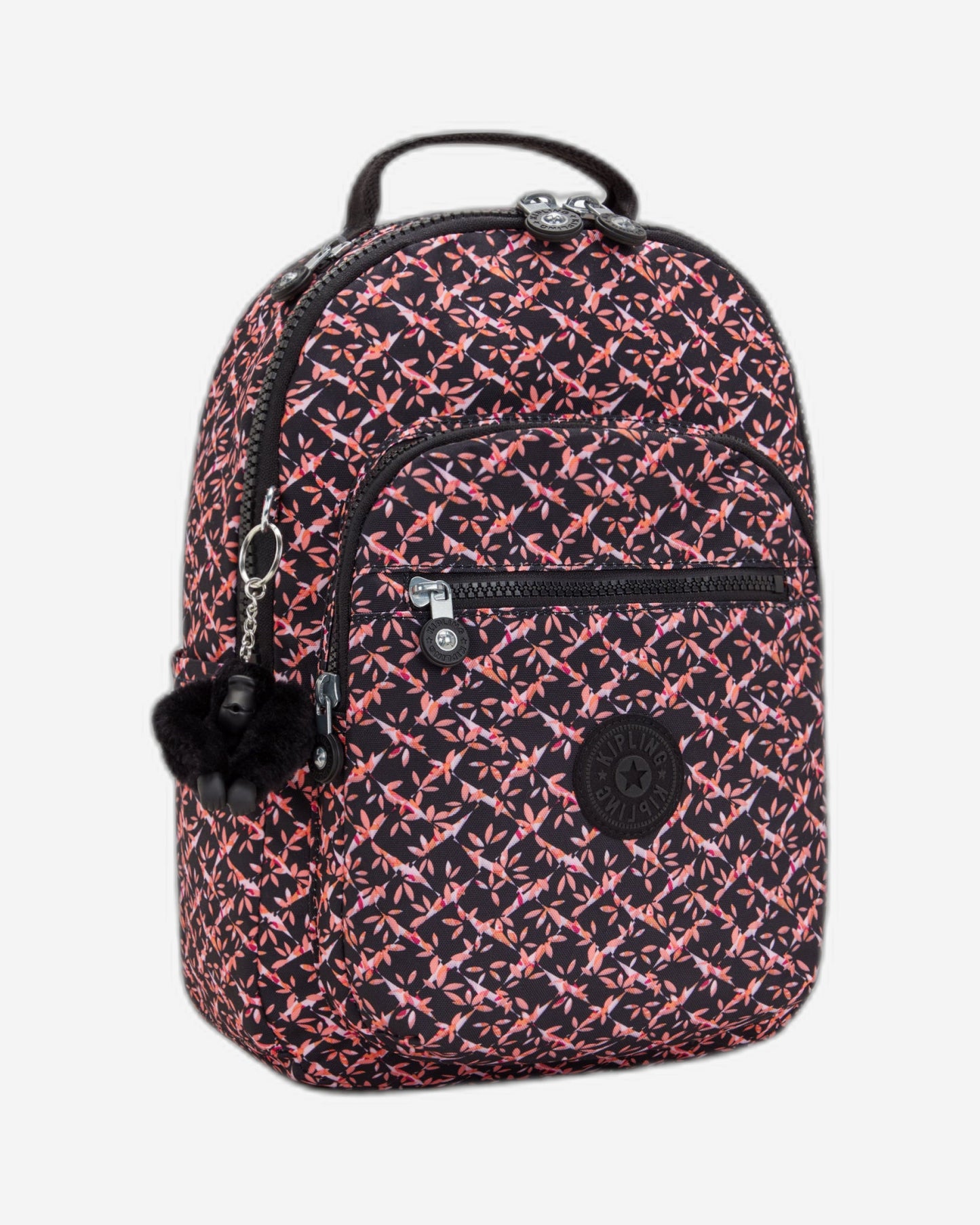 حقيبة ظهر Kipling Seoul S Dancing Bouquet صغيرة مع حماية للكمبيوتر المحمول I5611-46X