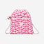 حقيبة ظهر Kipling Supertaboo Pink Palm متوسطة الحجم مع رباط I5637-1BV