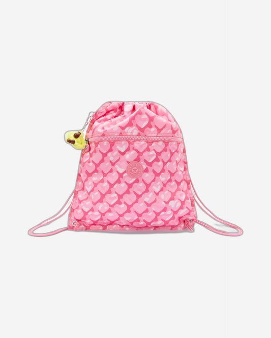 حقيبة ظهر Kipling Supertaboo Adorable Hearts متوسطة الحجم I5637-1NB