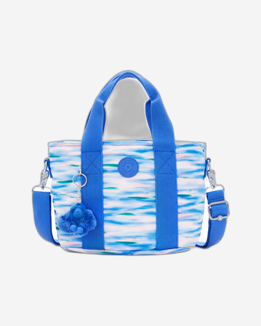 حقيبة كتف صغيرة من كيبلينج مينتا بلون أزرق مخفف C2I5647-TX9