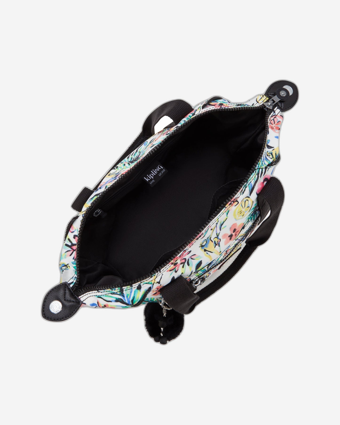 حقيبة كتف صغيرة من كيبلينج آرت بتصميم زهور وحزام كتف قابل للإزالة I5656-5DU