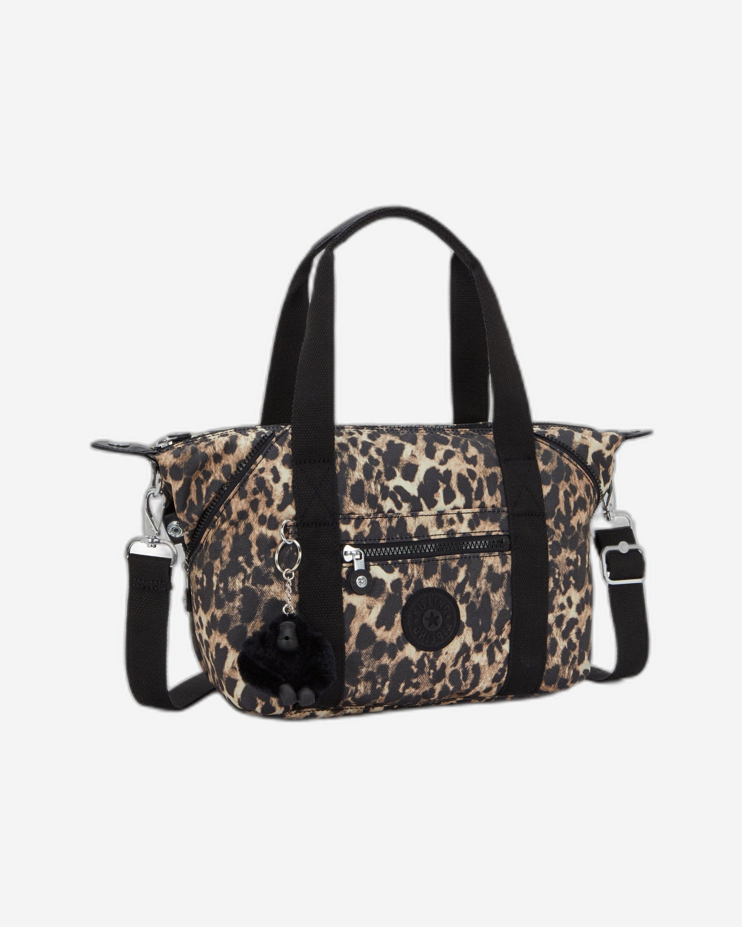 حقيبة يد Kipling Art Mini Wild Leopard صغيرة (مع حزام كتف قابل للإزالة) I5656-6JP