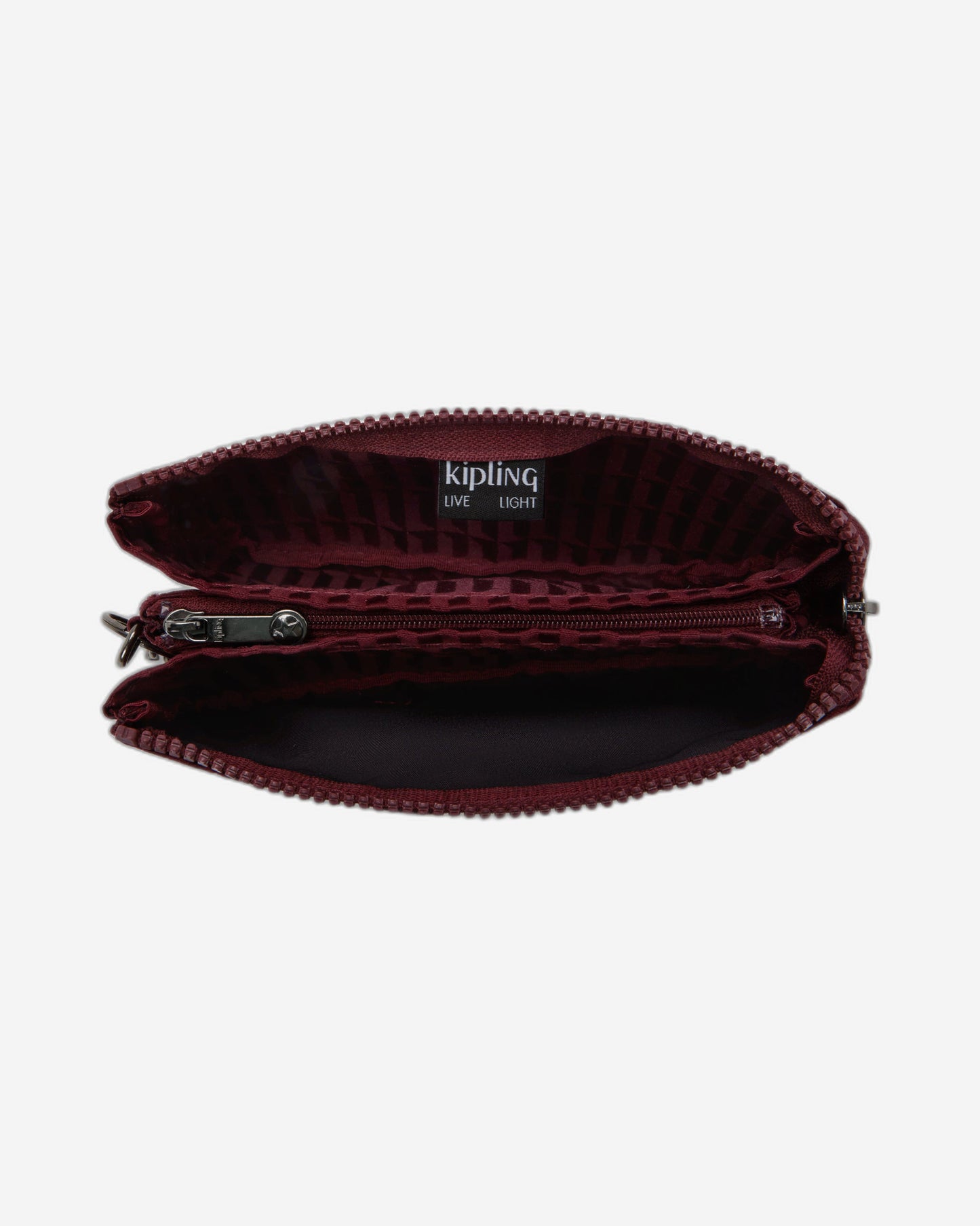 محفظة Kipling Creativity L Maroon Tile Jq كبيرة I5688-9HX