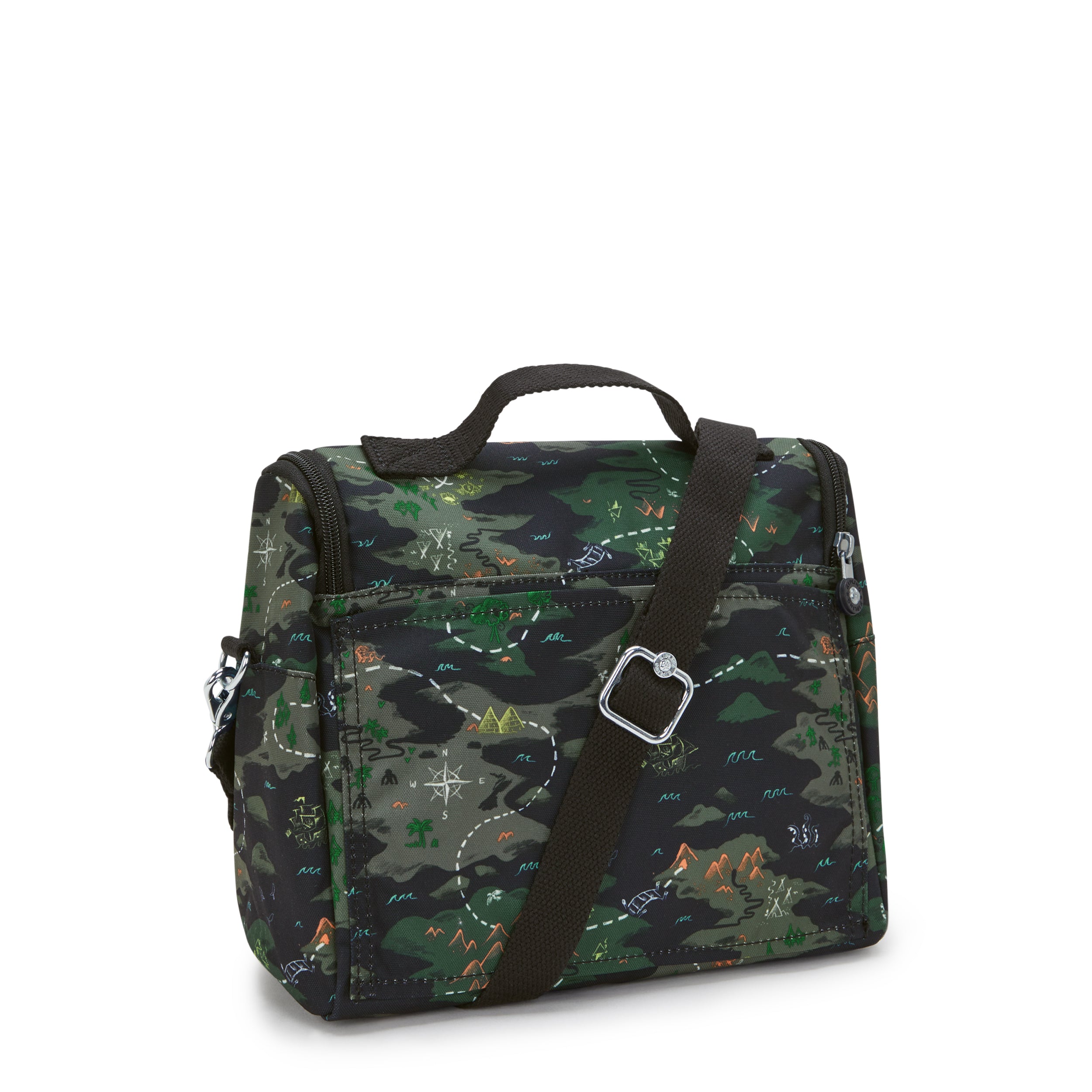 صندوق غداء كبير من KIPLING New Kichirou Camo Treasure (مع جراب عربة) I5749-3PB