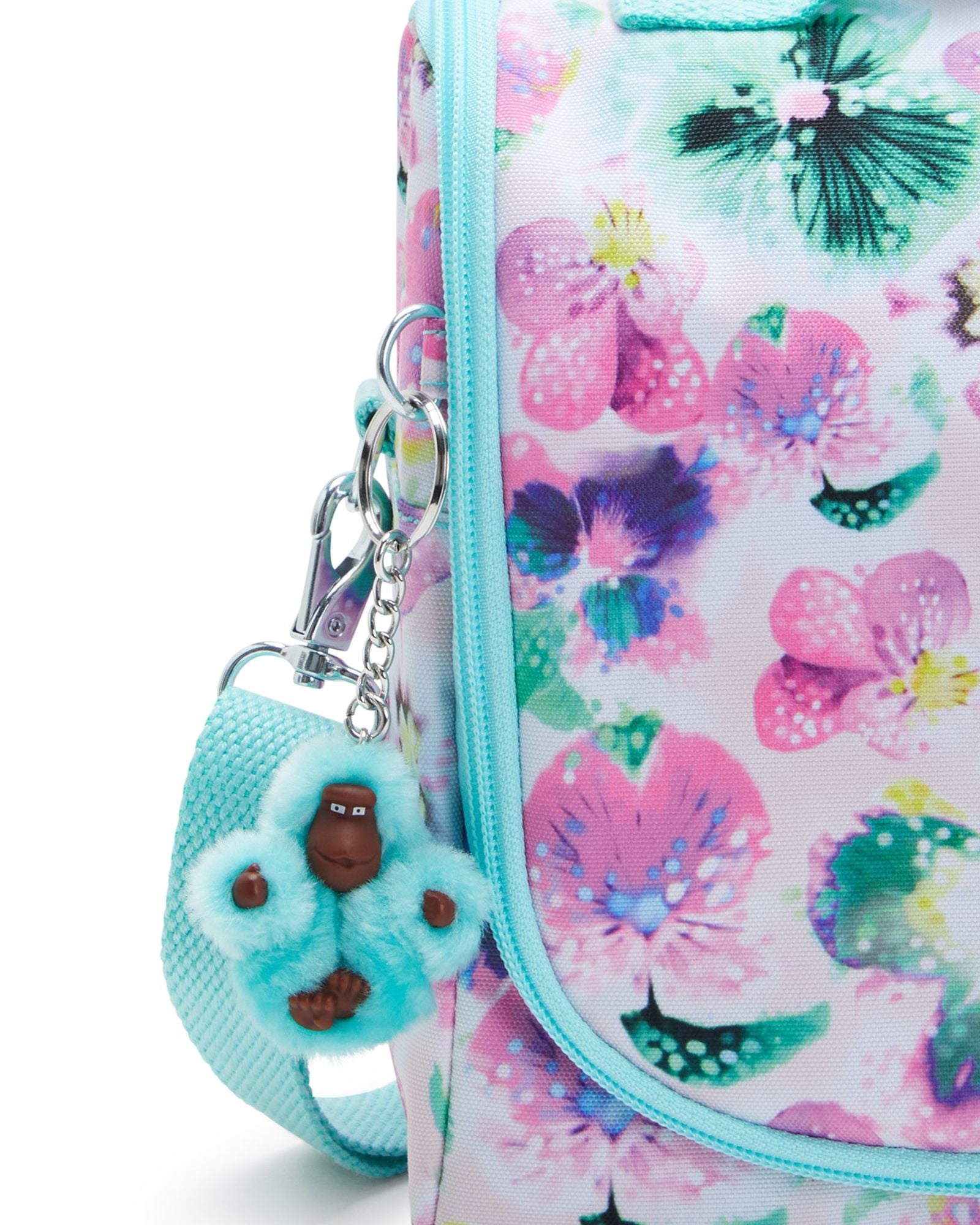 حقيبة غداء كيبلينج نيو كيشيرو أكوا بلوسوم كبيرة مع جراب عربة C2I5749-7EC