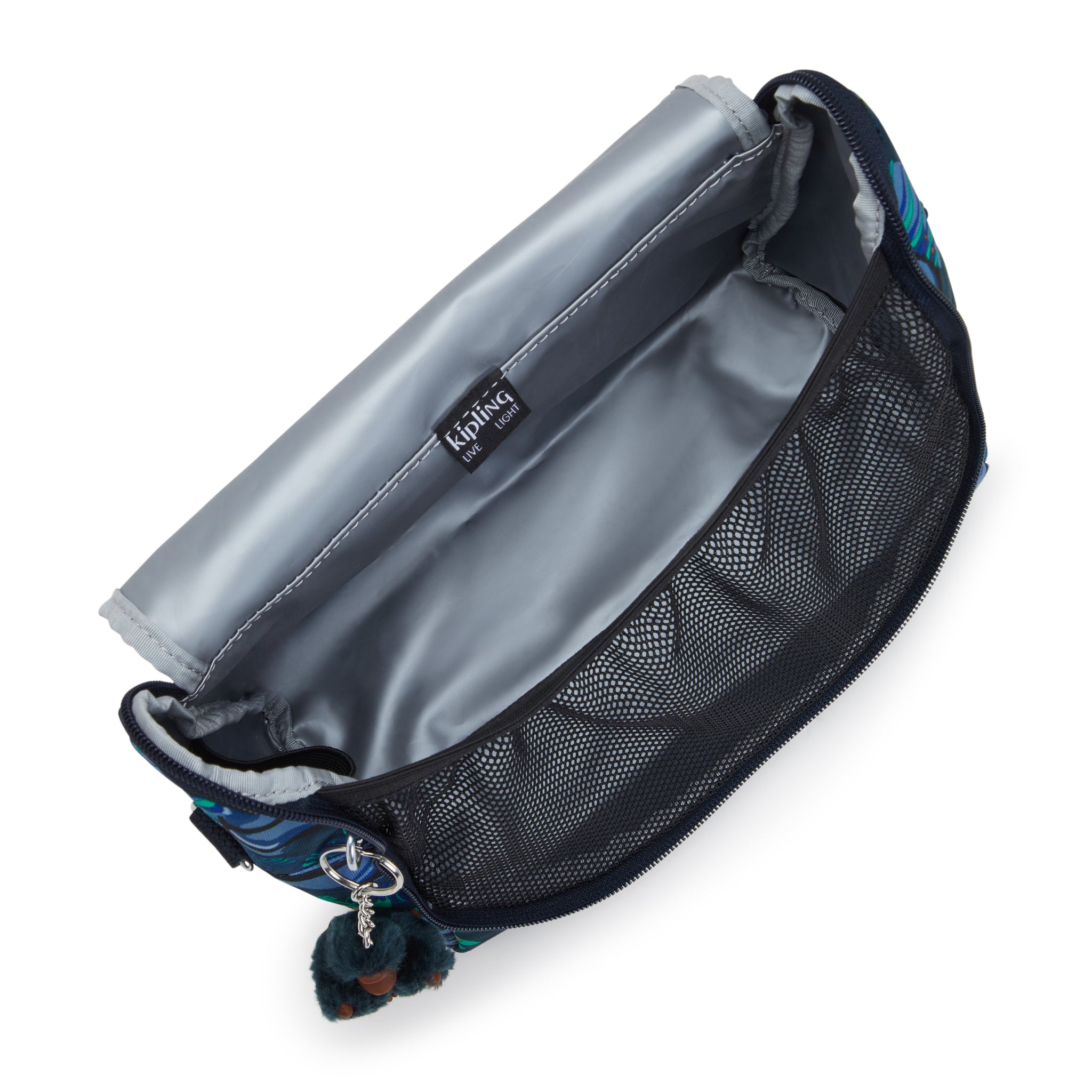 حقيبة غداء كبيرة بتصميم قرد أزرق من كيبلينج نيو كيشيرو مع جراب عربة C2I5749-8HJ