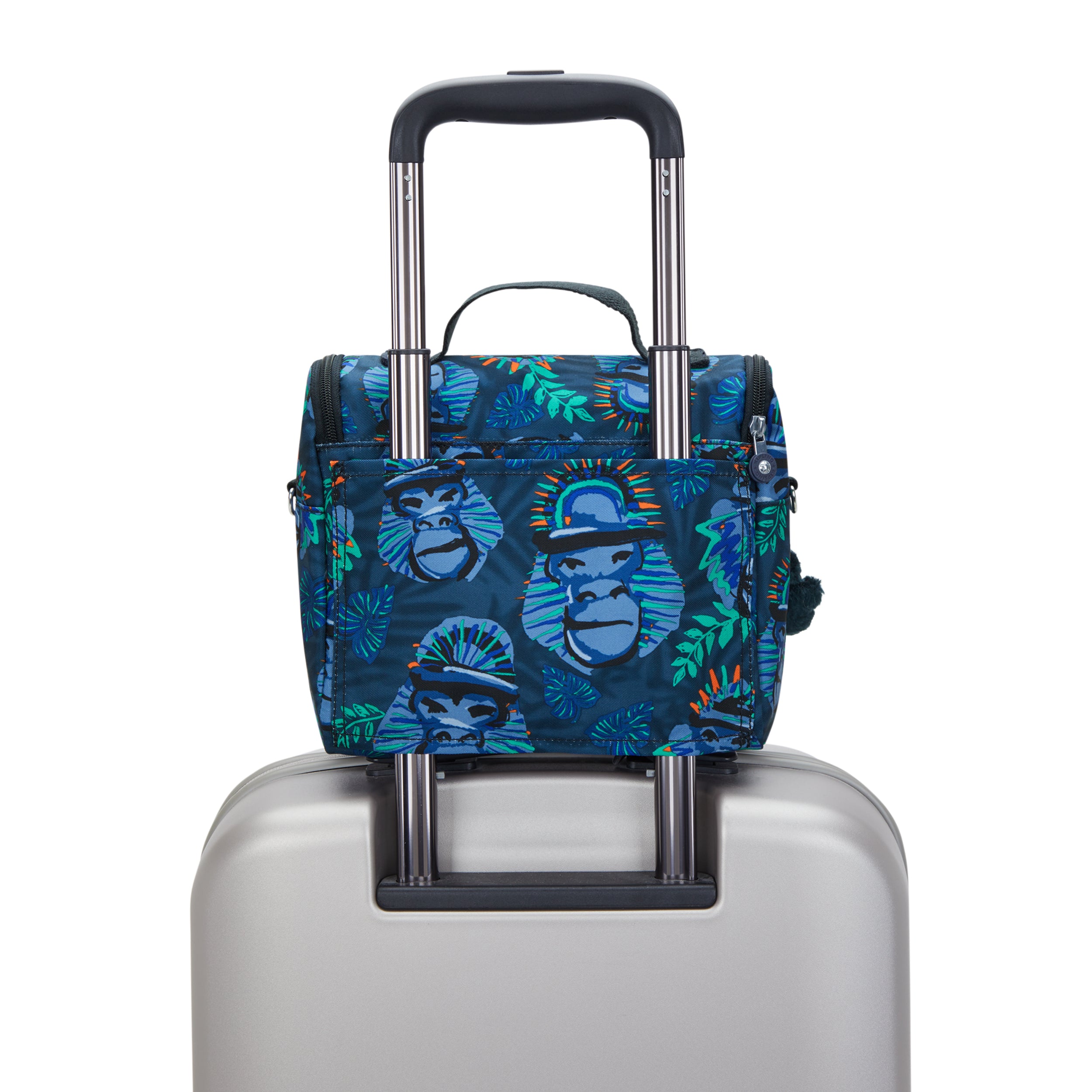 حقيبة غداء كبيرة بتصميم قرد أزرق من كيبلينج نيو كيشيرو مع جراب عربة C2I5749-8HJ