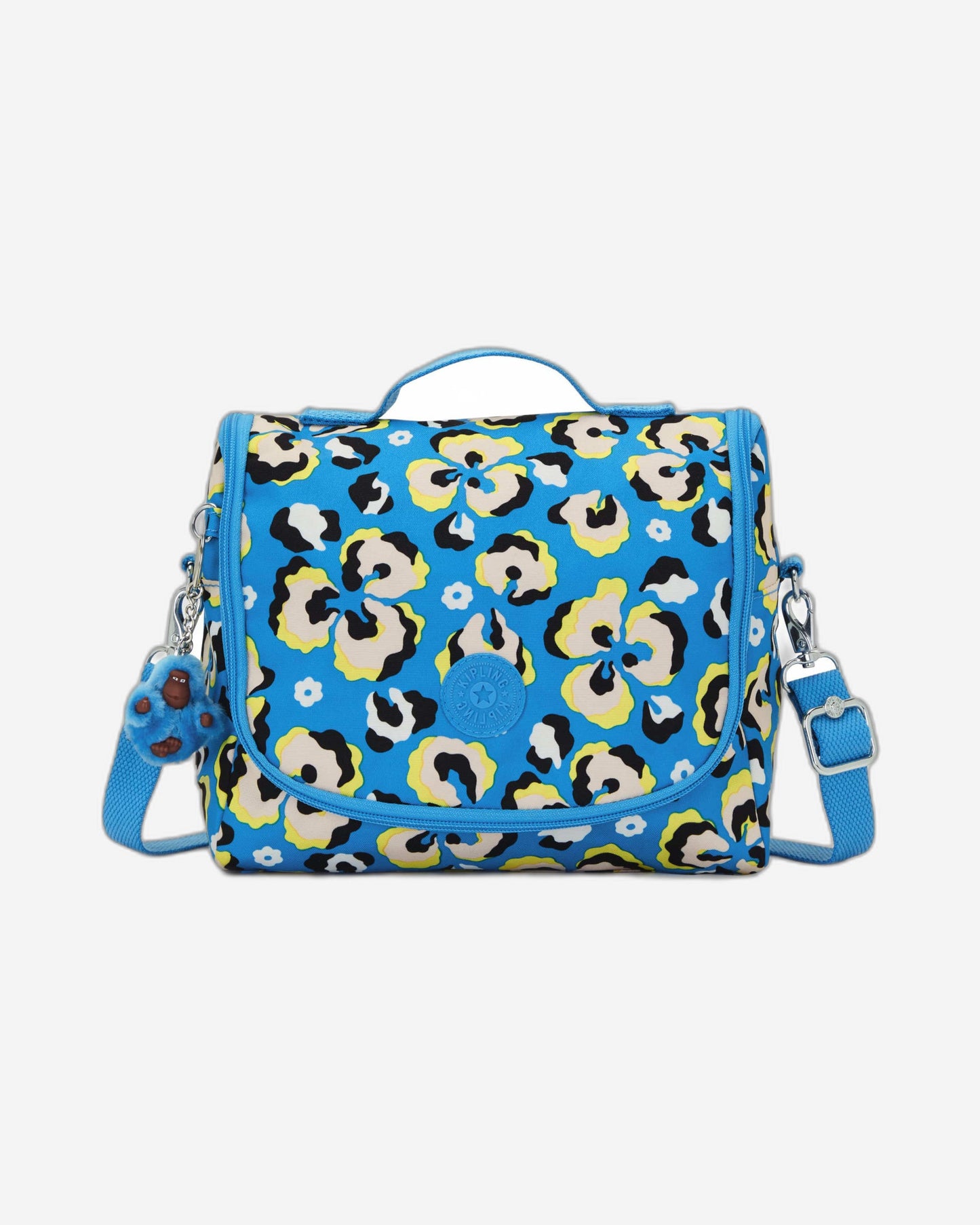 حقيبة غداء كيبلينج نيو كيشيرو كبيرة بنقشة جلد الفهد مع جراب عربة C2I5749-P2A