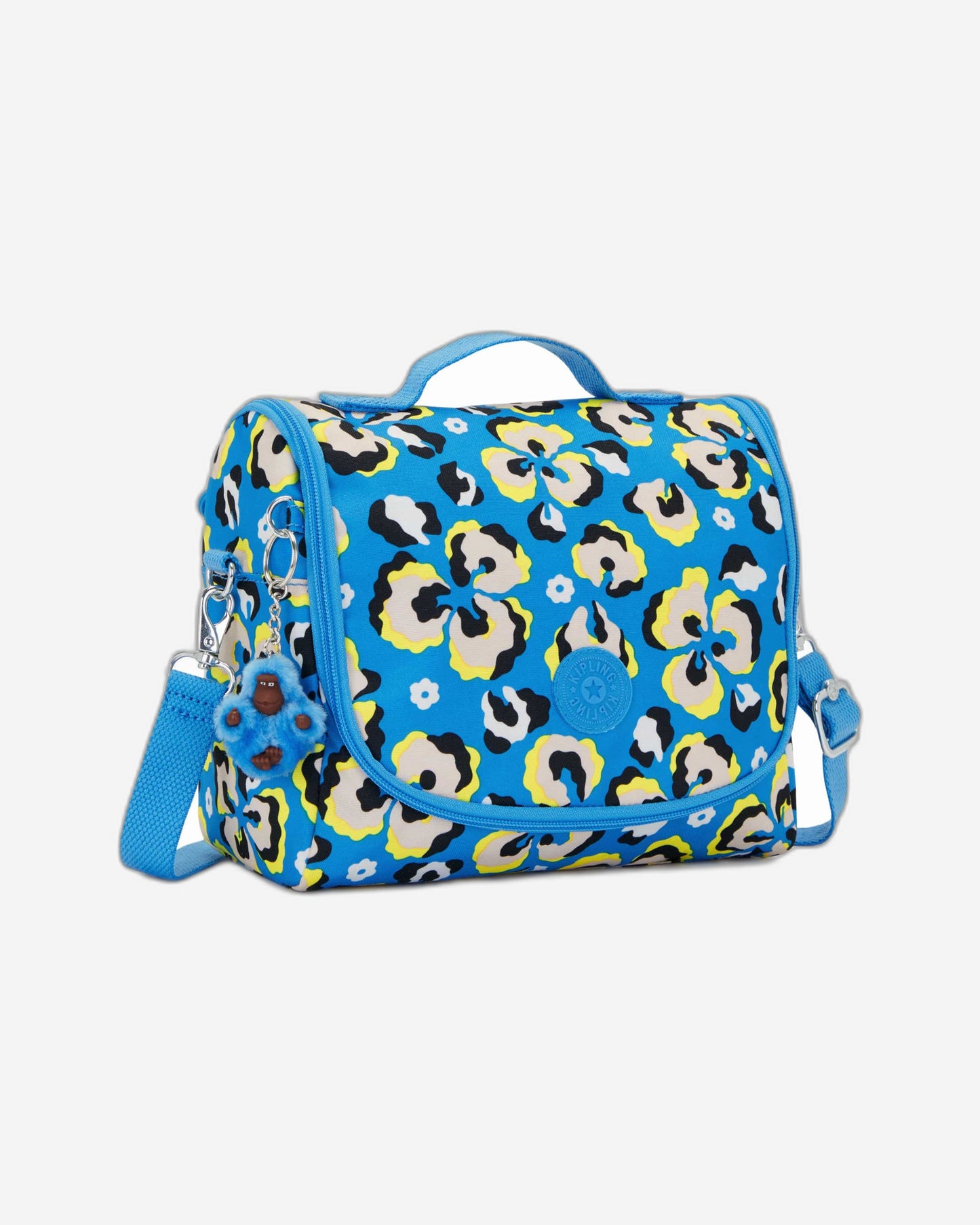 حقيبة غداء كيبلينج نيو كيشيرو كبيرة بنقشة جلد الفهد مع جراب عربة C2I5749-P2A