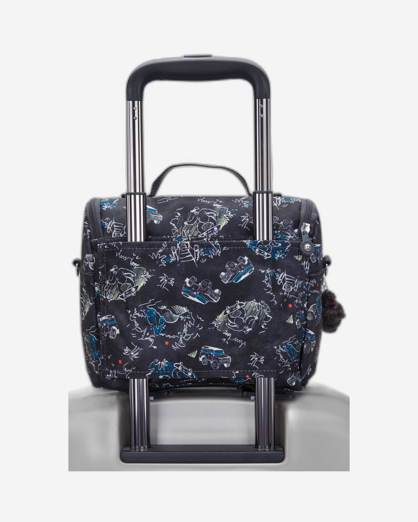 حقيبة غداء كبيرة من Kipling New Kichirou Jungle Fun Race مع جراب عربة C2I5749-TJ3