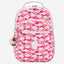 حقيبة ظهر Kipling Seoul Lap Pink Palm كبيرة مع حجرة للكمبيوتر المحمول I5816-1BV
