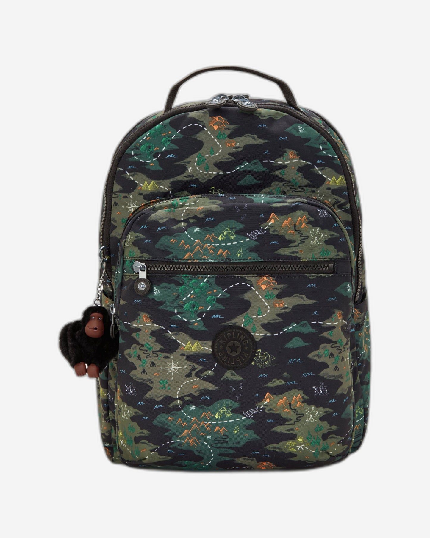 حقيبة ظهر KIPLING Seoul Lap Camo Treasure Large (مع حجرة للكمبيوتر المحمول) I5816-3PB