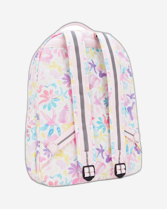 حقيبة كروسبودي منقوشة باللون البيج من كيبلينج أبانو متعددة التوقيعات I3492-96A