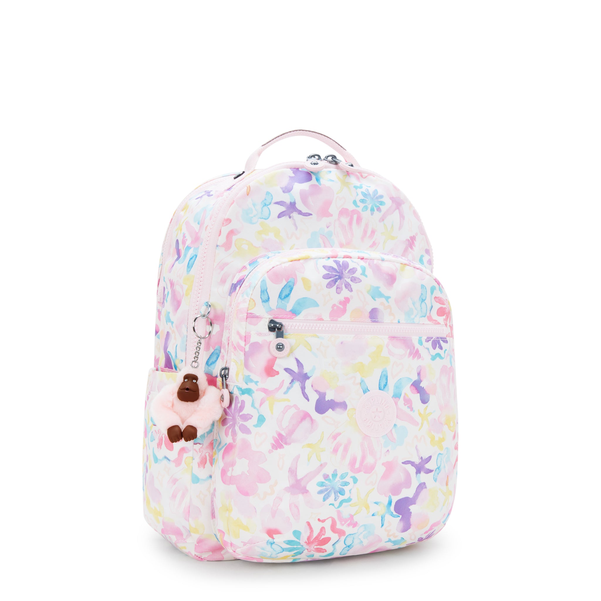 حقيبة ظهر Kipling Seoul Lap Aqua Sea Large مع حجرة للكمبيوتر المحمول I5816-4ES