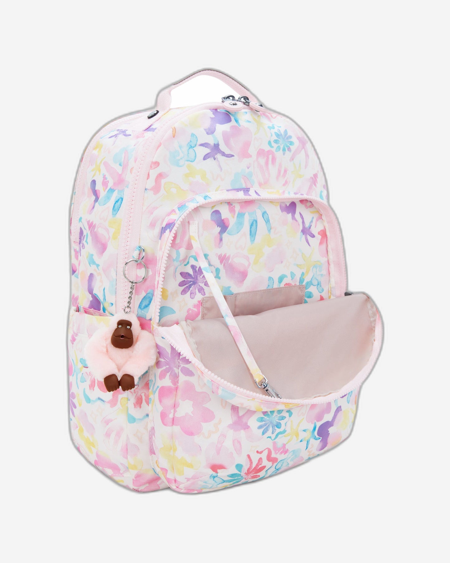 حقيبة ظهر Kipling Seoul Lap Aqua Sea Large مع حجرة للكمبيوتر المحمول I5816-4ES