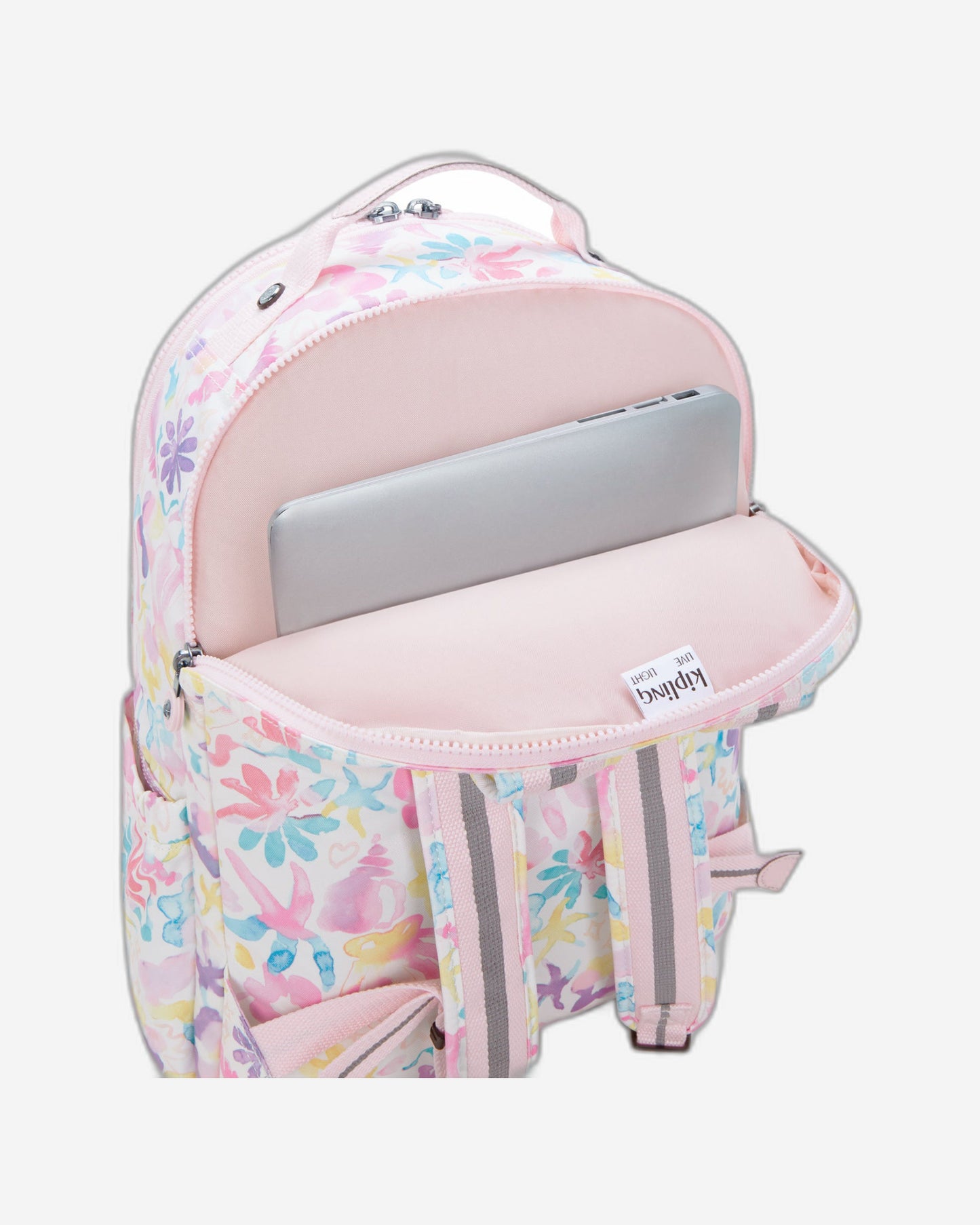 حقيبة ظهر Kipling Seoul Lap Aqua Sea Large مع حجرة للكمبيوتر المحمول I5816-4ES