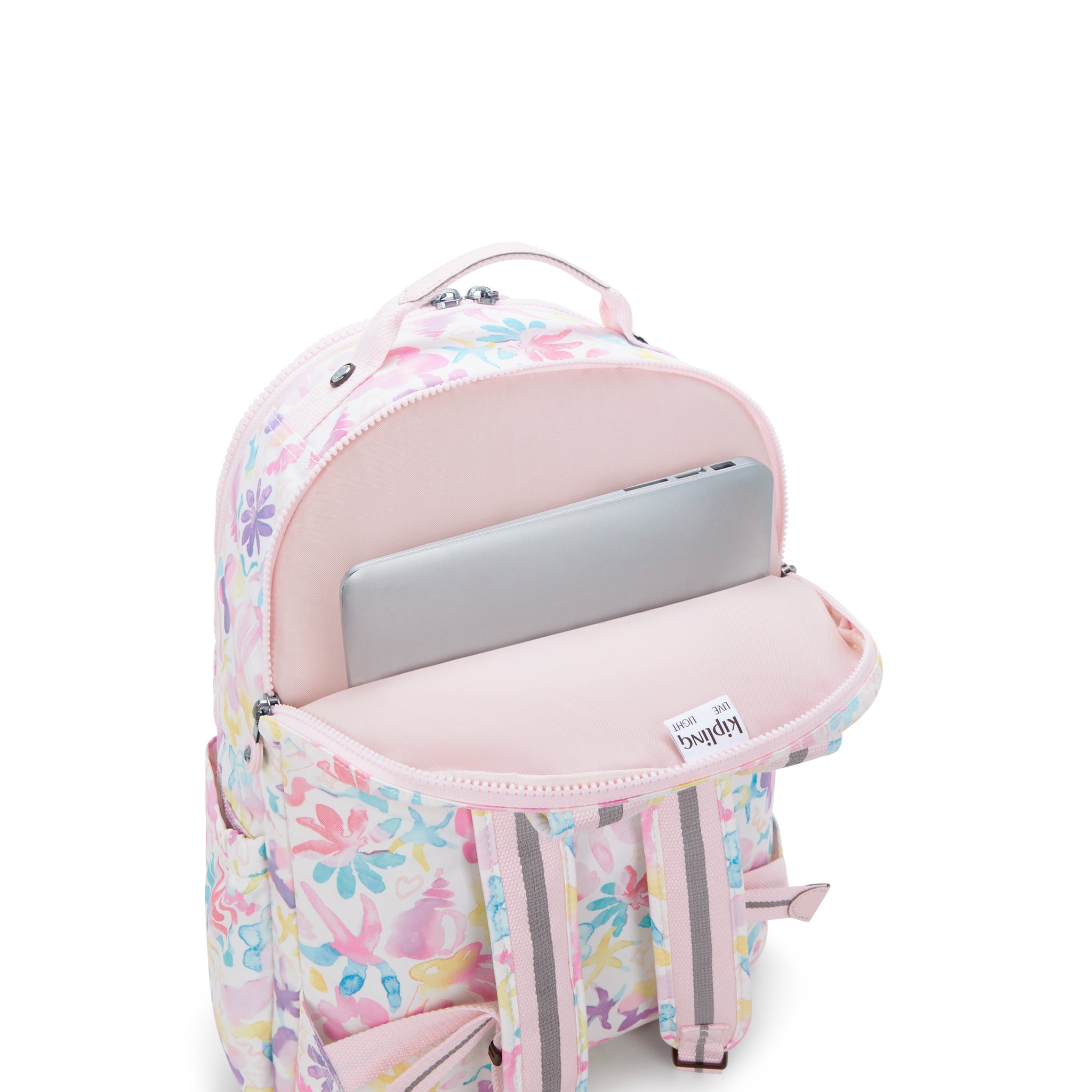 حقيبة ظهر Kipling Seoul Lap Aqua Sea Large مع حجرة للكمبيوتر المحمول I5816-4ES