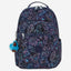 حقيبة ظهر Kipling Seoul Lap Disco Fish كبيرة مع حجرة للكمبيوتر المحمول I5816-4FK