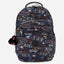 حقيبة ظهر Kipling Seoul Lap Neon Skate كبيرة مع حجرة للكمبيوتر المحمول I5816-71M