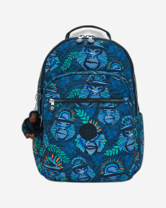 حقيبة ظهر كيبلينج سيول لاب بلو مونكي فن كبيرة C2I5816-8HJ