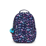 KIPLING-Seoul Lap-Large backpack (with laptop compartment)-Butterfly Fun-I5816-F5K