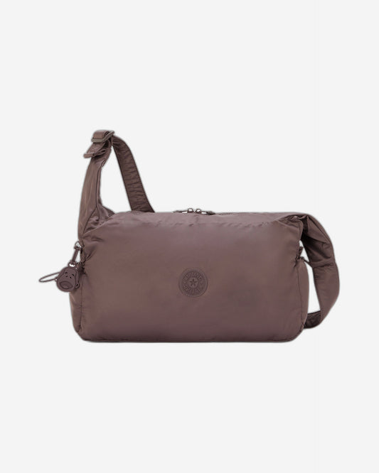 حقيبة كتف Kipling Gwyn Simply Mocha كبيرة I5823-7DG