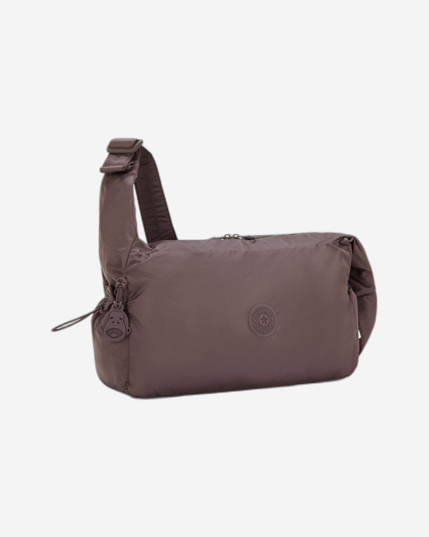 حقيبة كتف Kipling Gwyn Simply Mocha كبيرة I5823-7DG