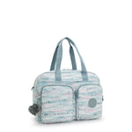 حقيبة سفر Kipling Defea XL متوسطة الحجم بنقشة أوراق النخيل I5839-3QN