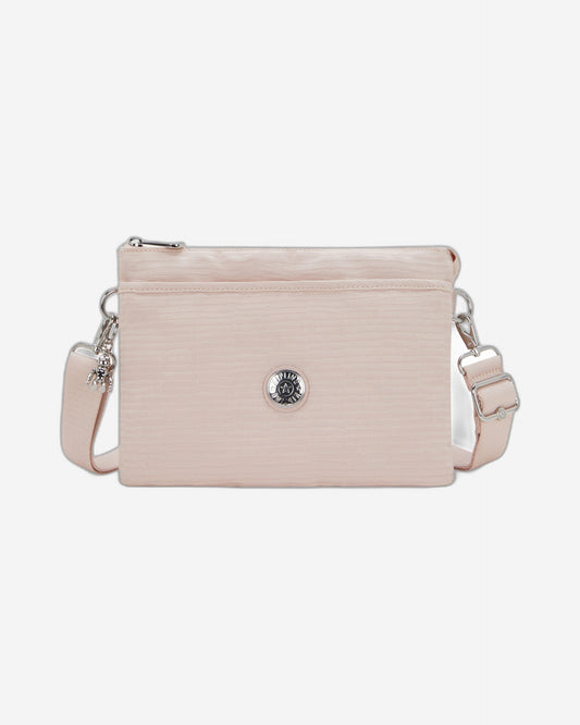 حقيبة كروس بودي متوسطة الحجم من كيبلينج ريري إل بينك بيرل Jq I5954-9KF