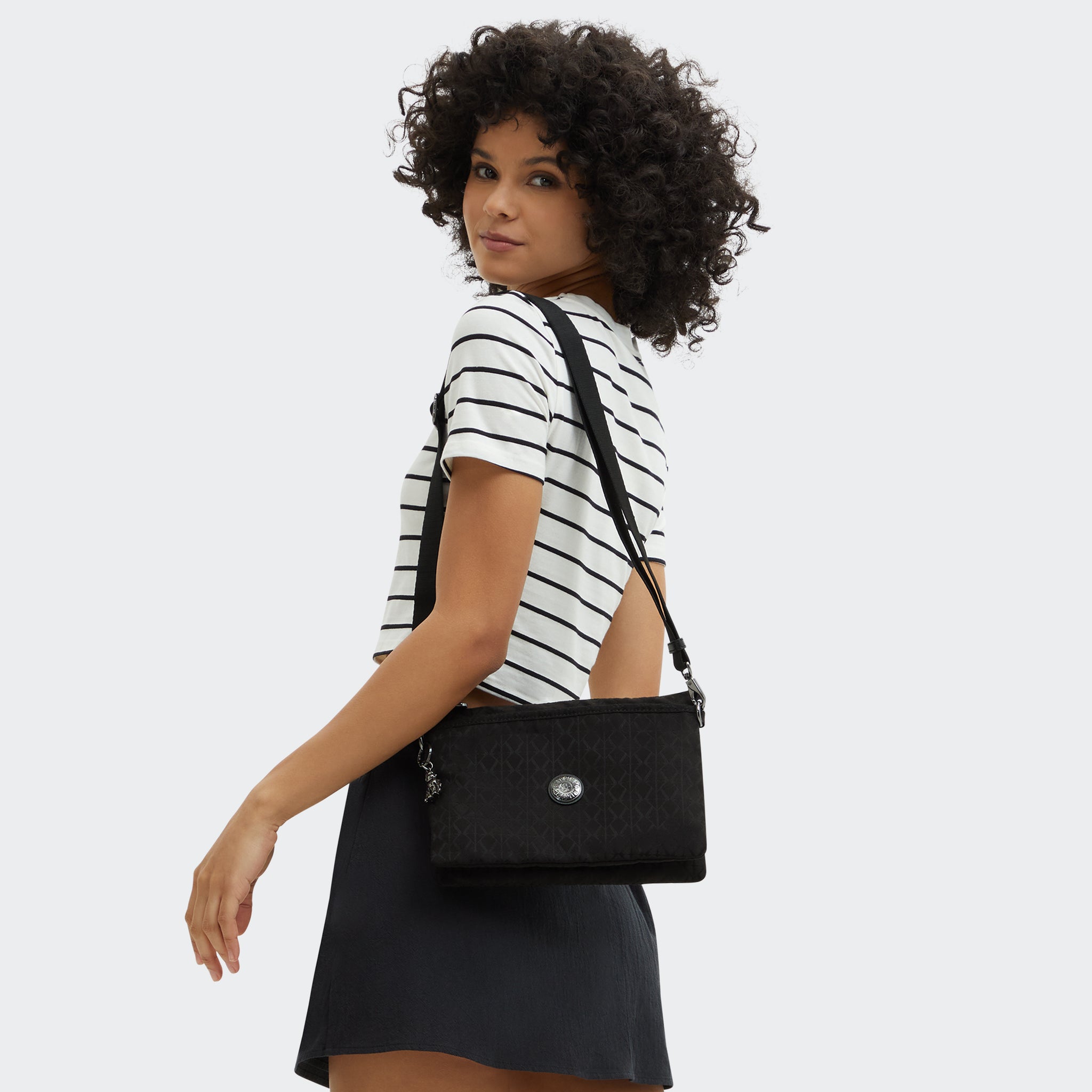 حقيبة كيبلينج ريري إل سوداء متوسطة الحجم I5954-Y12