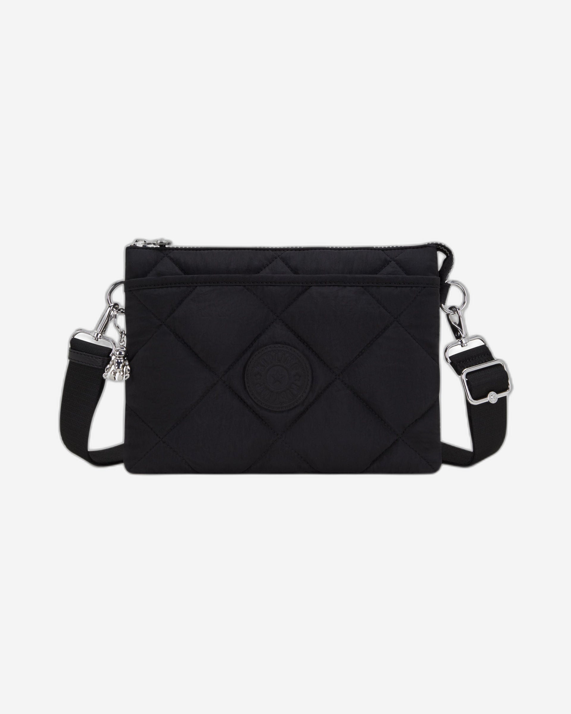 Kipling Riri L Cosmic Black Quilt Medium crossbod bag I5973-95R