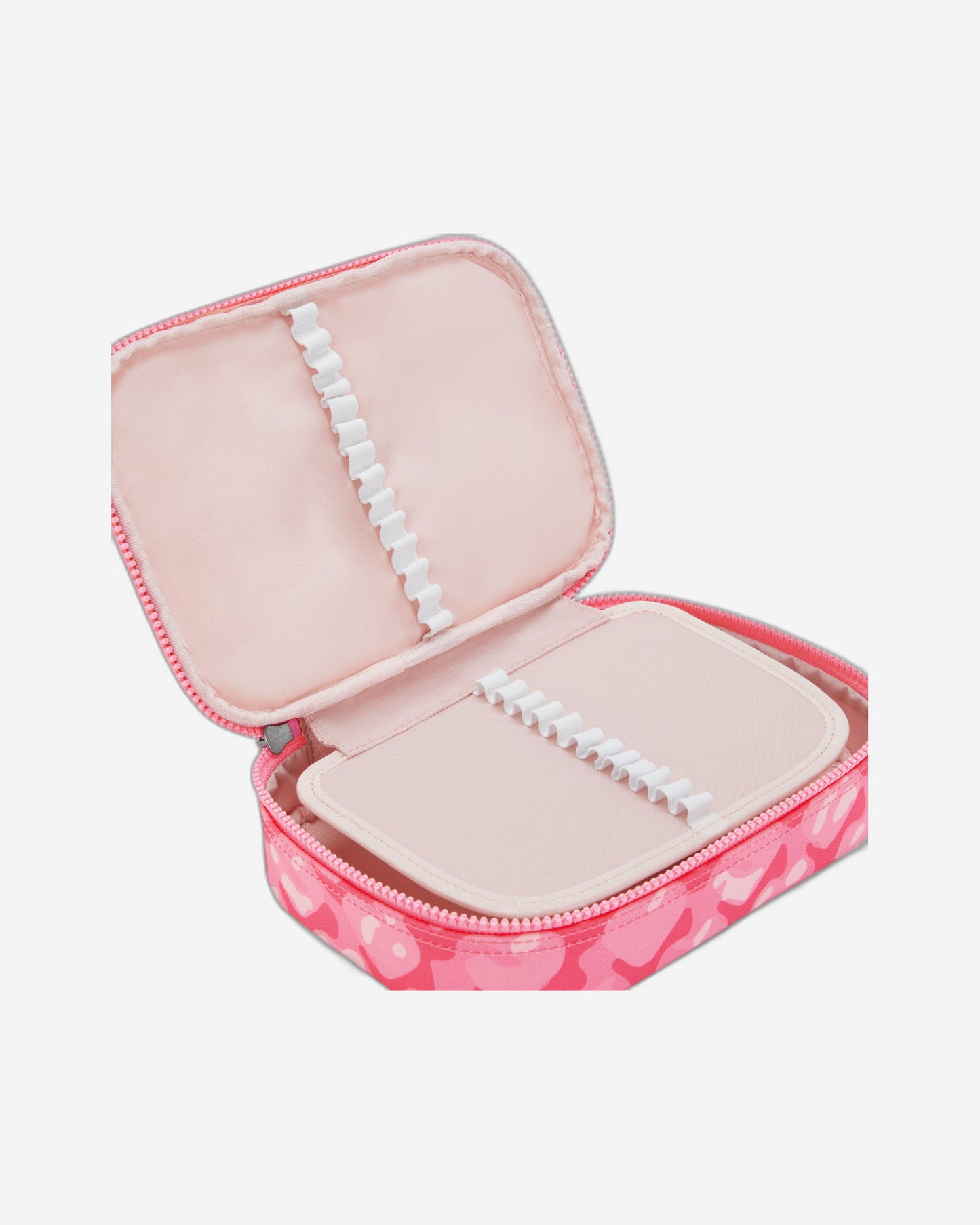 حافظة أقلام كيبلينج كبيرة بنقشة قلوب جذابة، 100 قلم، I6002-1NB