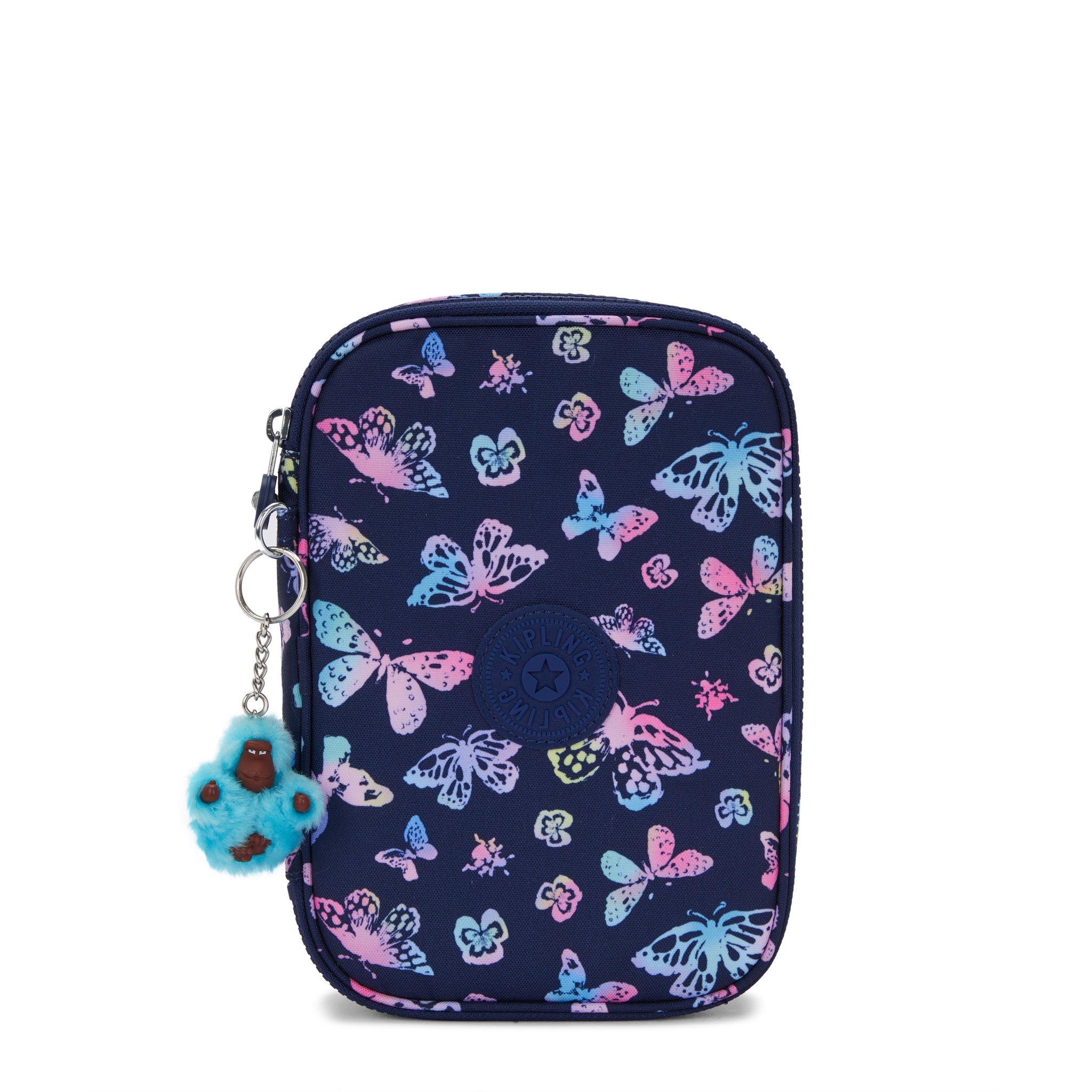 KIPLING-100 Pens-Large pencase-Butterfly Fun-I6002-F5K