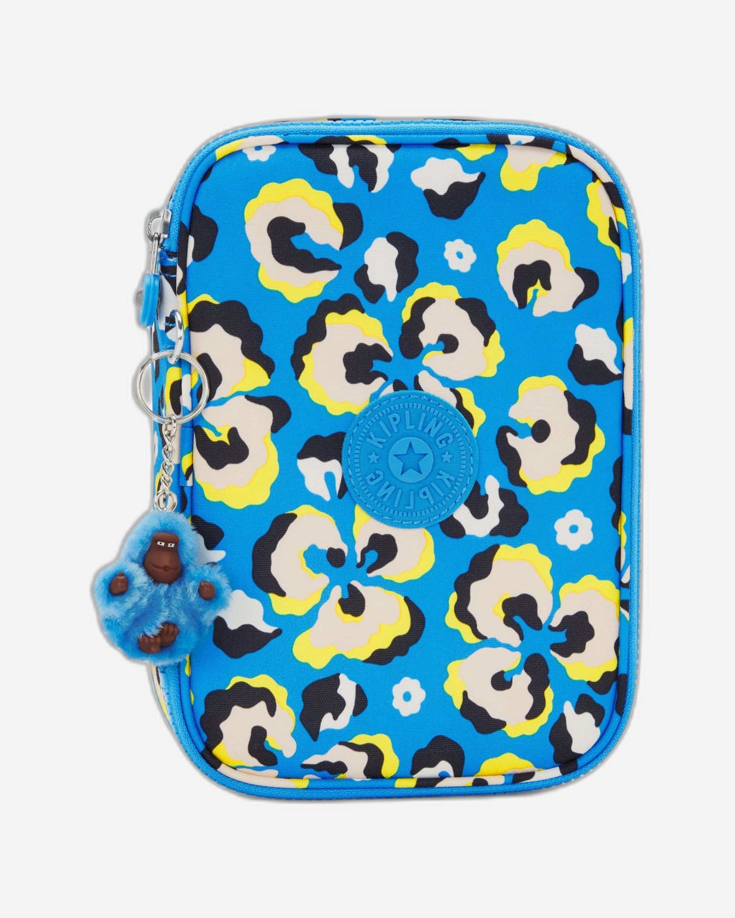 حافظة أقلام كيبلينج كبيرة بتصميم نمر مزهر، 100 قلم، C2I6002-P2A