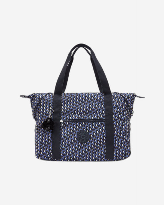 حقيبة كيبلينج آرت إم 3 دي كيه زرقاء كبيرة I6004-4JS