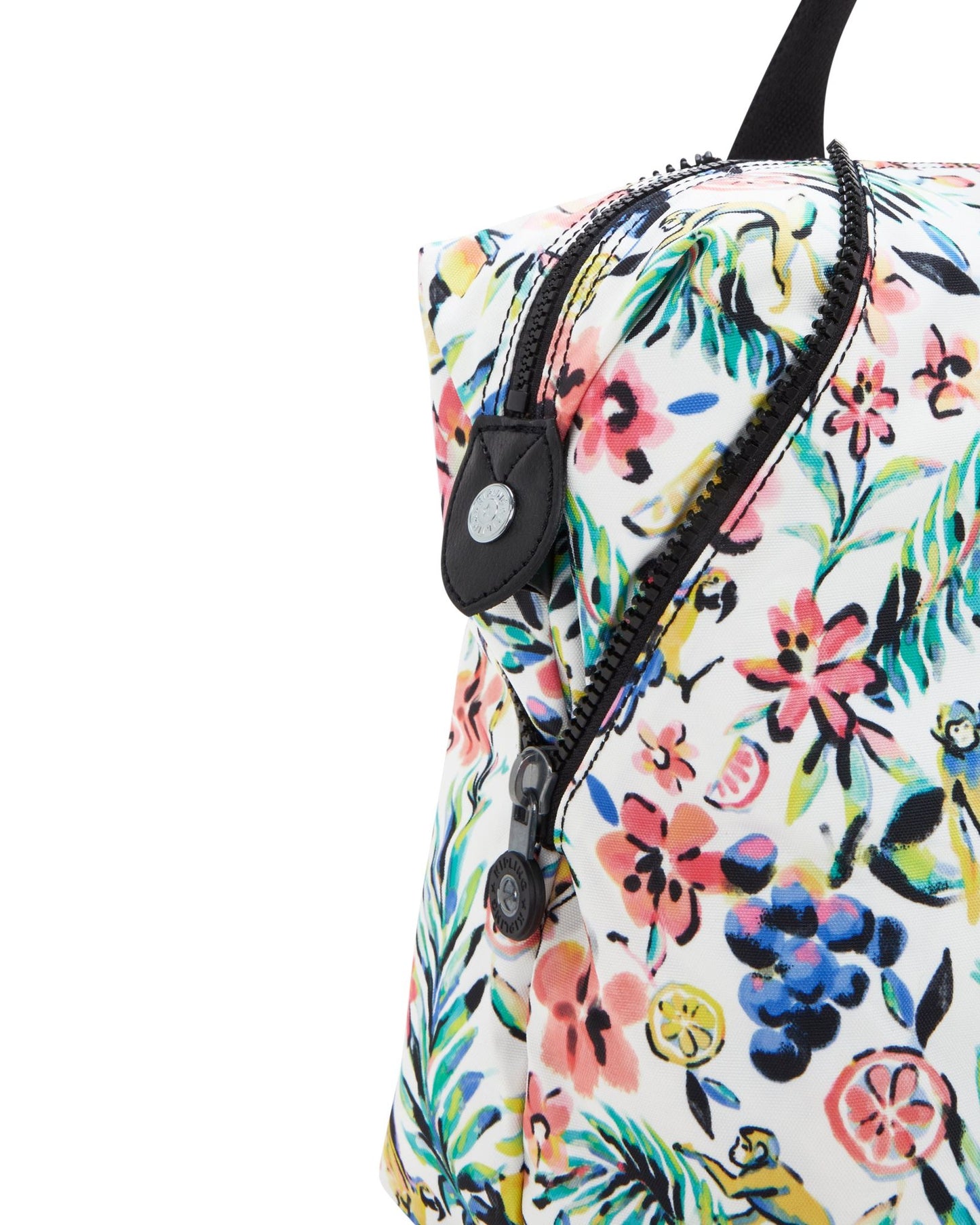 حقيبة تسوق كيبلينج آرت إم بتصميم زهور كوكتيل I6004-5DZ