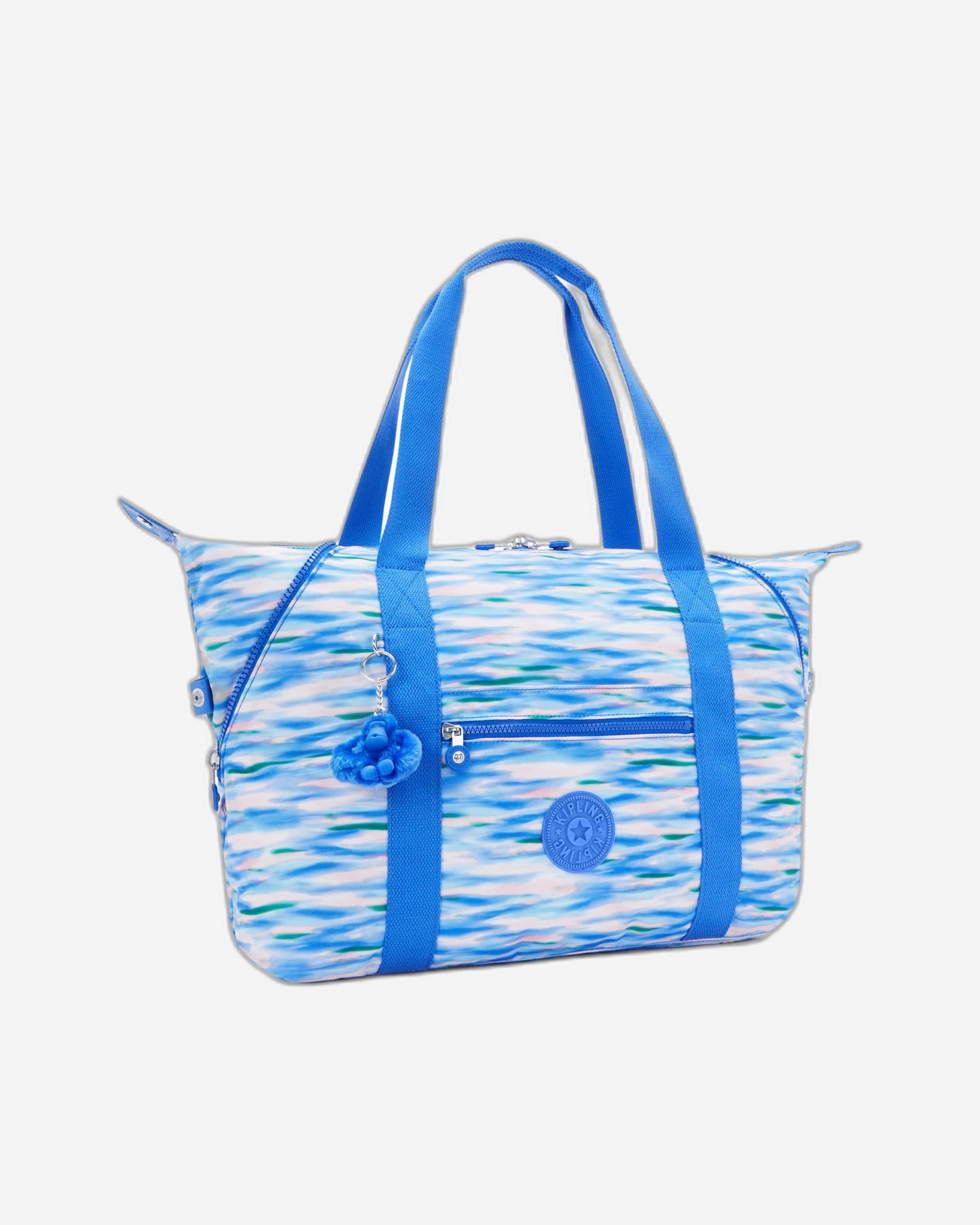 حقيبة كيبلينج آرت إم زرقاء مخففة كبيرة C2I6004-TX9