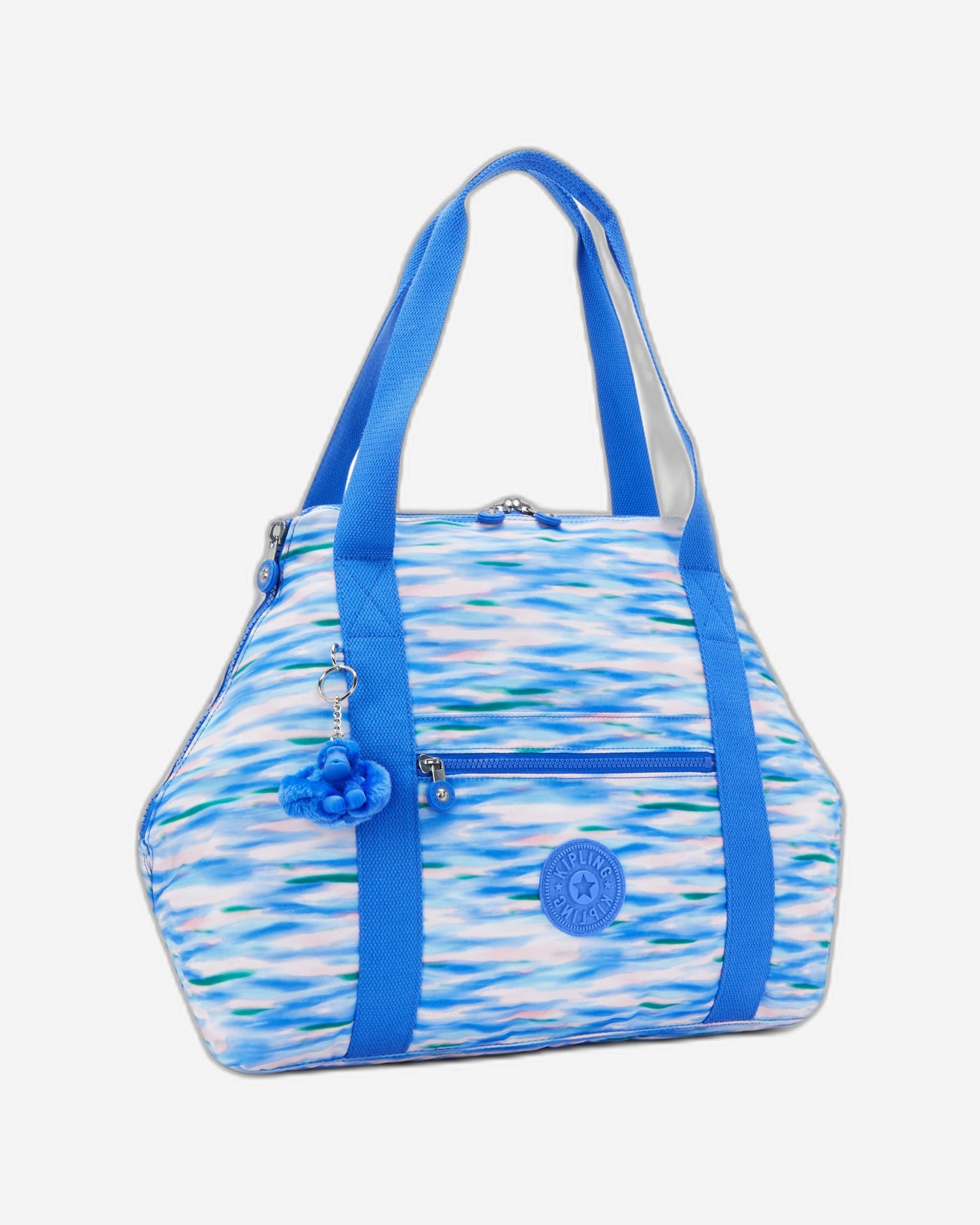 حقيبة كيبلينج آرت إم زرقاء مخففة كبيرة C2I6004-TX9