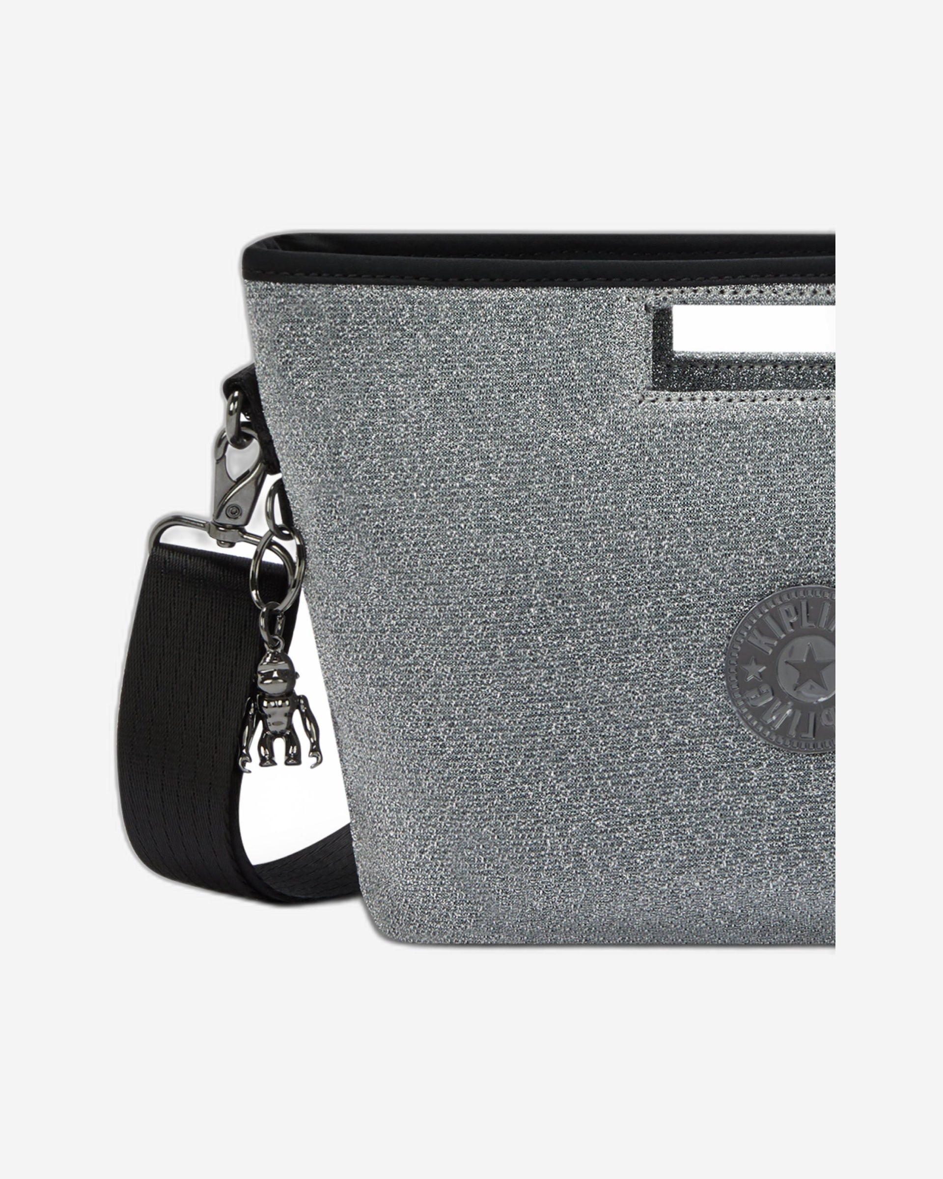 حقيبة يد كيبلينج ستيفي غوينغ آوت فضية صغيرة I6007-0MS