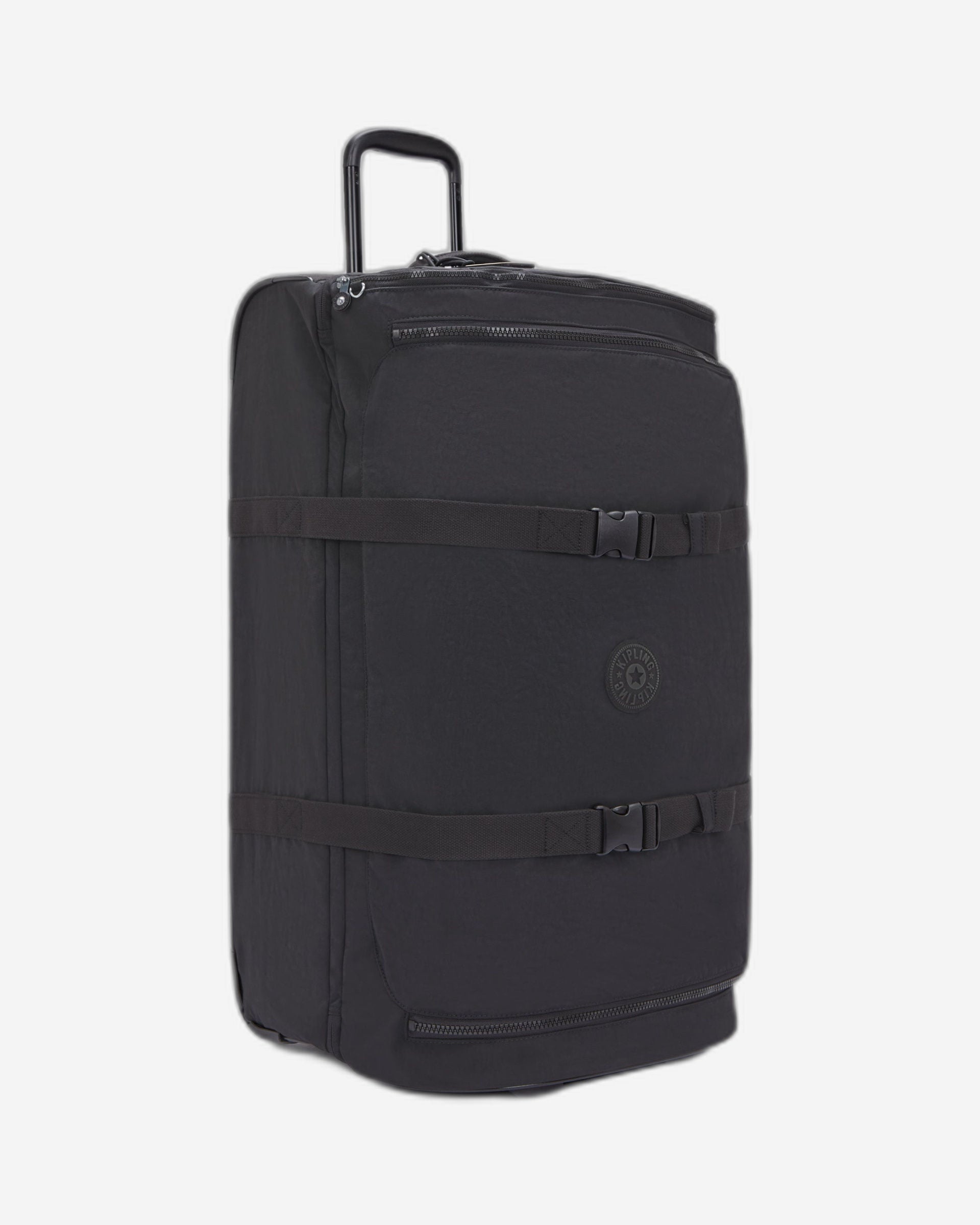 حقيبة سفر كيبلينج أفيانا L سوداء كبيرة بعجلات C2I6015-P39