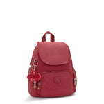 حقيبة ظهر Kipling City Zip Mini Funky Red صغيرة الحجم I6046-4SS