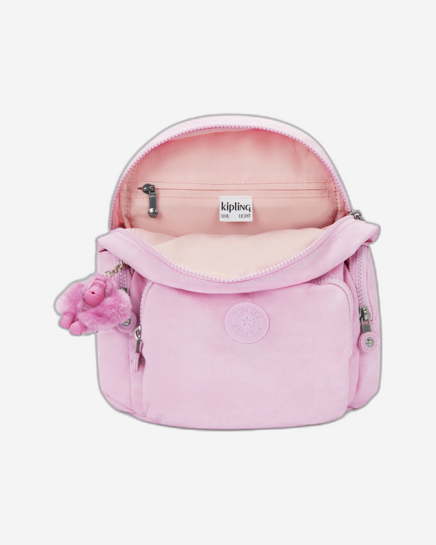 حقيبة ظهر كيبلينج سيتي زيب ميني بلومينج بينك صغيرة C2I6046-R2C