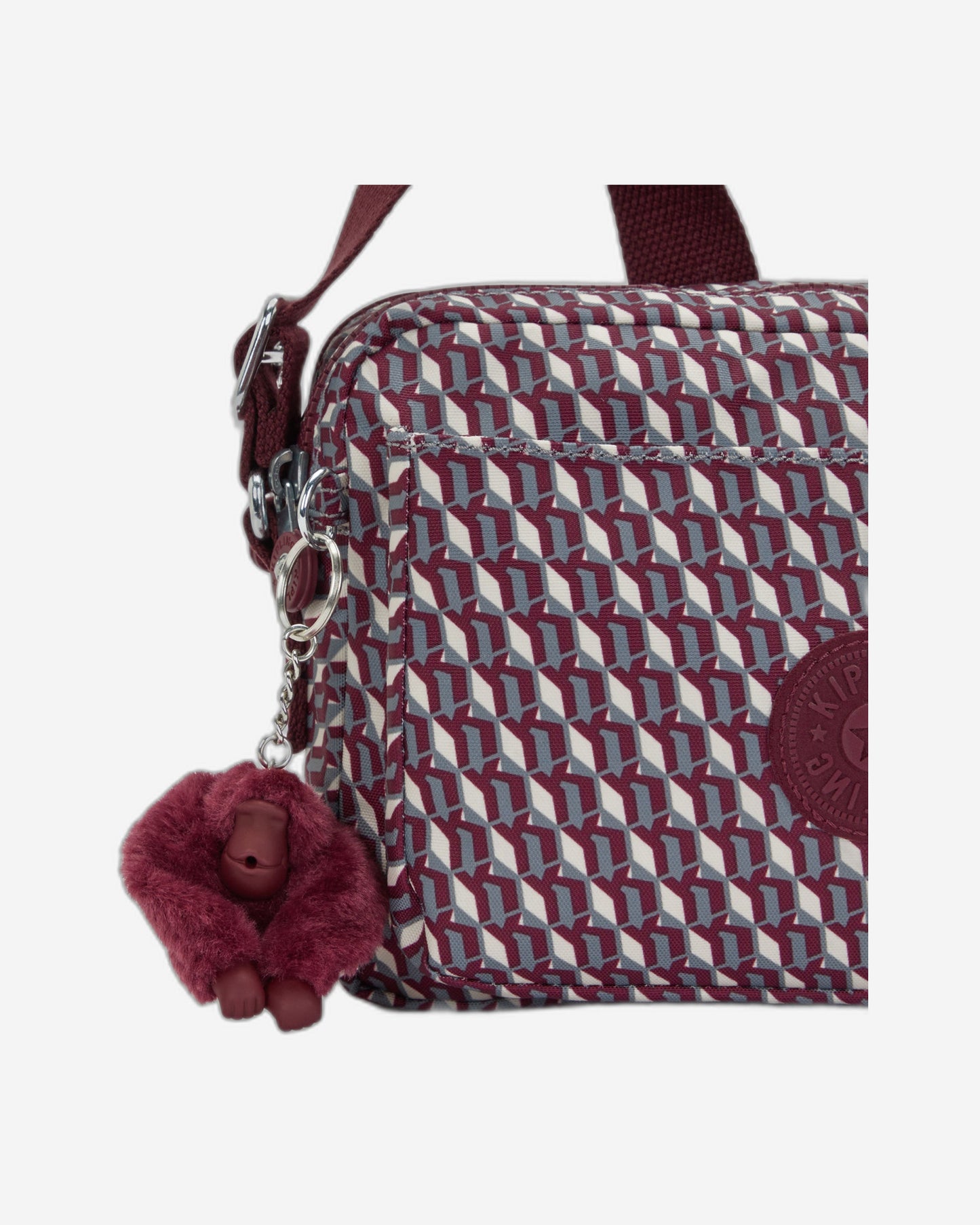 حقيبة Kipling Abanu M 3Dk Wine Medium crossbody I6237-1PB