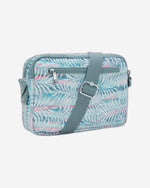 حقيبة كتف متوسطة الحجم من كيبلينج أبانو إم بنقشة أوراق النخيل I6237-3QN